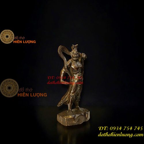 Tượng Kim Cang Lực Sĩ Bằng Đồng Hun Cao 20cm