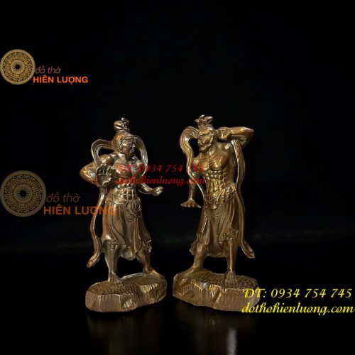 Tượng Kim Cang Lực Sĩ Bằng Đồng Hun Cao 20cm