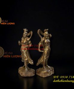 Tượng Kim Cang Lực Sĩ Bằng Đồng Hun Cao 20cm