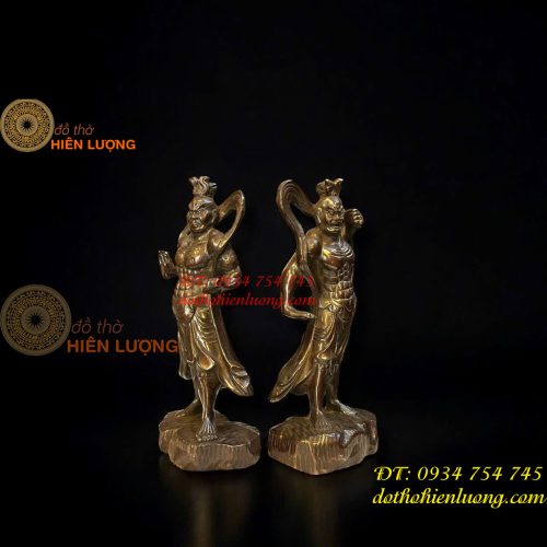 Tượng Kim Cang Lực Sĩ Bằng Đồng Hun Cao 20cm