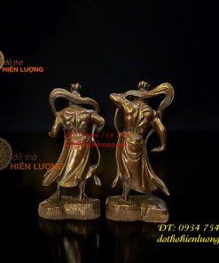 Tượng Kim Cang Lực Sĩ Bằng Đồng Hun Cao 20cm