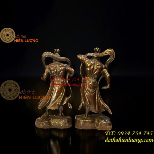 Tượng Kim Cang Lực Sĩ Bằng Đồng Hun Cao 20cm