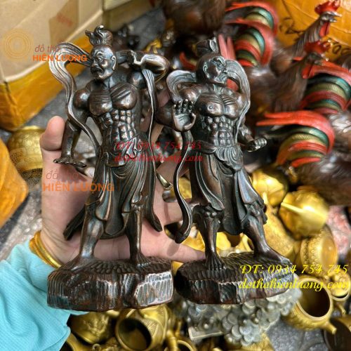 Tượng Kim Cang Lực Sĩ Bằng Đồng Hun Cao 20cm