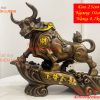 Tượng Trâu Tài Lộc Như Ý Bằng Đồng Phong Thủy