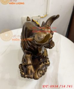 Tượng Trâu Tài Lộc Như Ý Bằng Đồng Phong Thủy