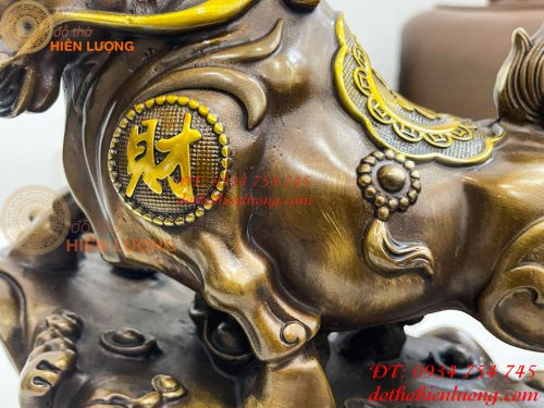 Tượng Trâu Tài Lộc Như Ý Bằng Đồng Phong Thủy