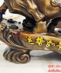 Tượng Trâu Tài Lộc Như Ý Bằng Đồng Phong Thủy