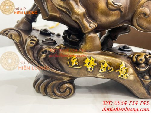 Tượng Trâu Tài Lộc Như Ý Bằng Đồng Phong Thủy