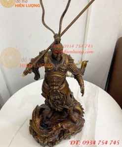 Tượng Tôn Ngộ Không Hàng Long Bằng Đồng Hun Cao 50cm