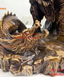 Tượng Tôn Ngộ Không Hàng Long Bằng Đồng Hun Cao 50cm