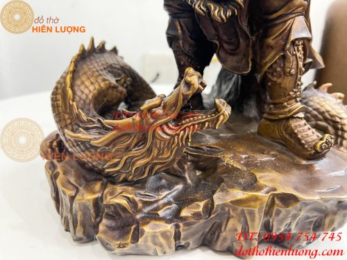 Tượng Tôn Ngộ Không Hàng Long Bằng Đồng Hun Cao 50cm