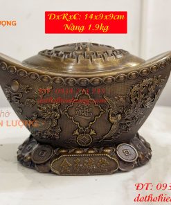 Thỏi Vàng Tứ Linh Bằng Đồng Phong Thủy