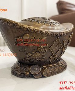 Thỏi Vàng Tứ Linh Bằng Đồng Phong Thủy