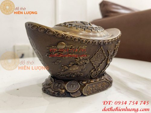 Thỏi Vàng Tứ Linh Bằng Đồng Phong Thủy