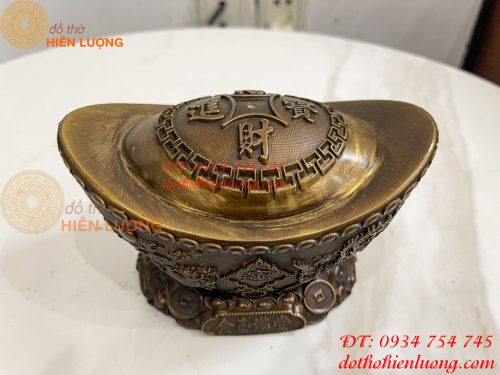 Thỏi Vàng Tứ Linh Bằng Đồng Phong Thủy