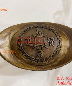 Thỏi Vàng Tứ Linh Bằng Đồng Phong Thủy