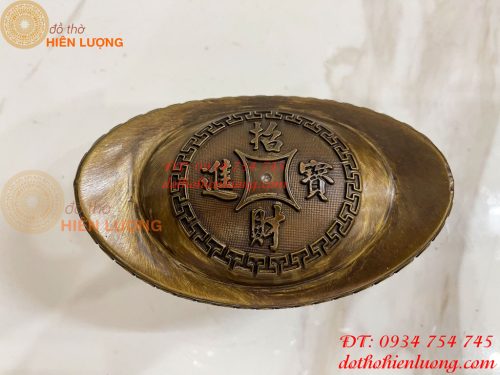 Thỏi Vàng Tứ Linh Bằng Đồng Phong Thủy