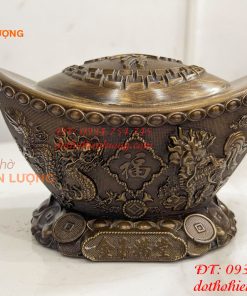 Thỏi Vàng Tứ Linh Bằng Đồng Phong Thủy