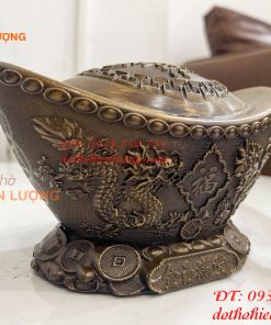 Thỏi Vàng Tứ Linh Bằng Đồng Phong Thủy