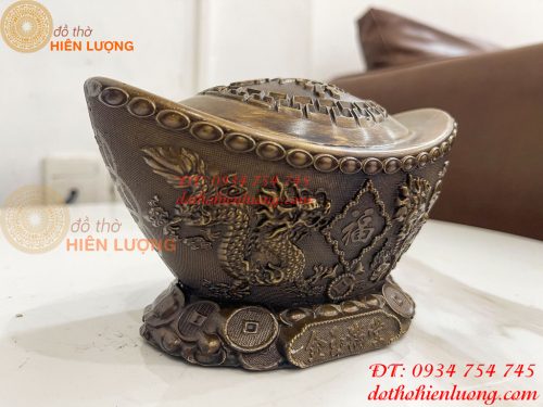 Thỏi Vàng Tứ Linh Bằng Đồng Phong Thủy