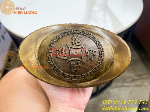 Thỏi Vàng Tứ Linh Bằng Đồng Phong Thủy