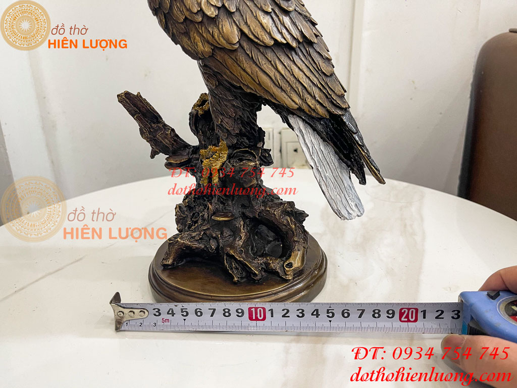 Tượng Chim Đại Bàng Gốc Cây Bằng Đồng Phong Thủy