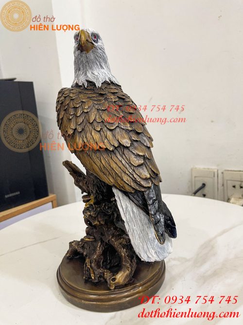 Tượng Chim Đại Bàng Gốc Cây Bằng Đồng Phong Thủy