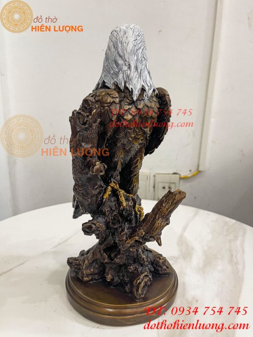Tượng Chim Đại Bàng Gốc Cây Bằng Đồng Phong Thủy