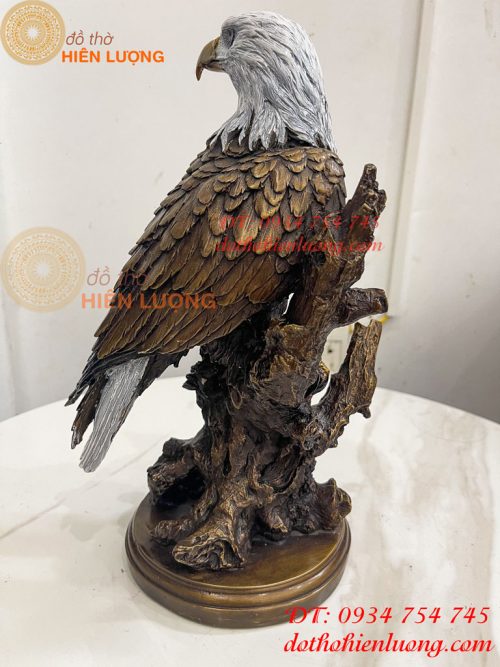 Tượng Chim Đại Bàng Gốc Cây Bằng Đồng Phong Thủy