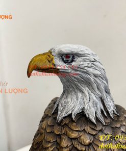 Tượng Chim Đại Bàng Gốc Cây Bằng Đồng Phong Thủy