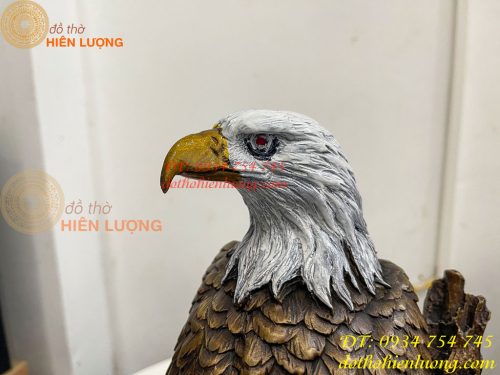 Tượng Chim Đại Bàng Gốc Cây Bằng Đồng Phong Thủy