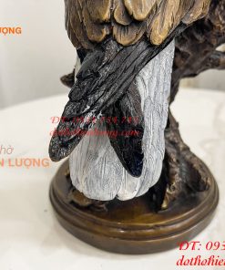Tượng Chim Đại Bàng Gốc Cây Bằng Đồng Phong Thủy