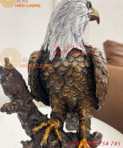 Tượng Chim Đại Bàng Gốc Cây Bằng Đồng Phong Thủy