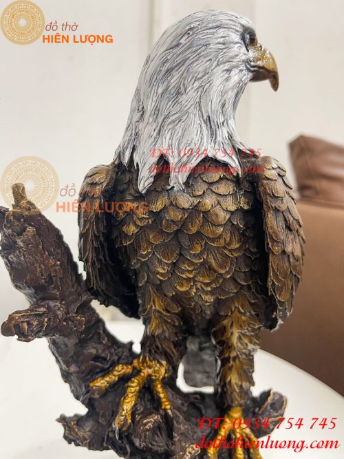 Tượng Chim Đại Bàng Gốc Cây Bằng Đồng Phong Thủy