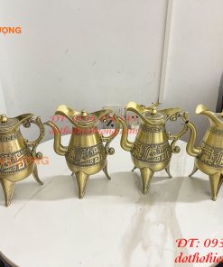 Bình Rượu 3 Chân Bằng Đồng Tần Thủy Hoàng