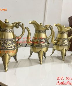 Bình Rượu 3 Chân Bằng Đồng Tần Thủy Hoàng