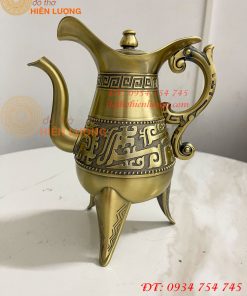 Bình Rượu 3 Chân Bằng Đồng Tần Thủy Hoàng