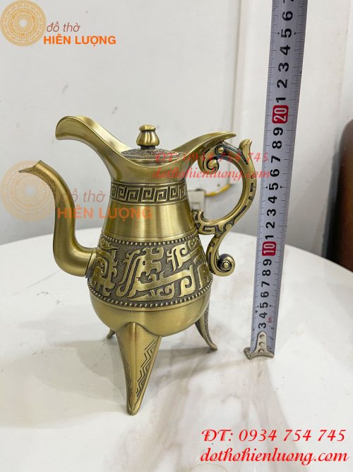 Bình Rượu 3 Chân Bằng Đồng Tần Thủy Hoàng