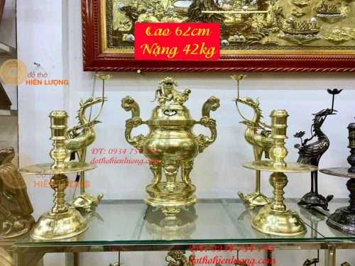 Bộ Ngũ Sự Đỉnh Cattut Cao 62cm Nặng 42kg