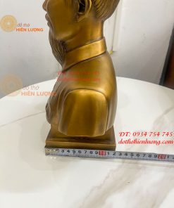 Tượng Bán Thân Bác Hồ Bằng Đồng Cao 32cm