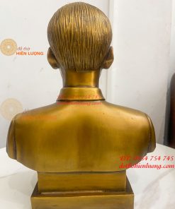 Tượng Bán Thân Bác Hồ Bằng Đồng Cao 32cm