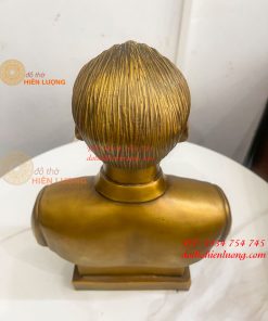 Tượng Bán Thân Bác Hồ Bằng Đồng Cao 32cm