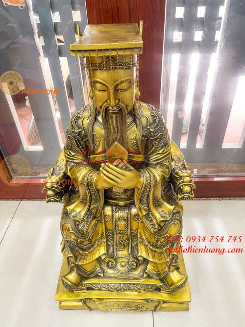 Tượng Ngọc Hoàng Cao 66cm Bằng Đồng
