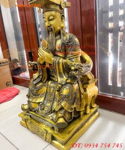 Tượng Ngọc Hoàng Cao 66cm Bằng Đồng