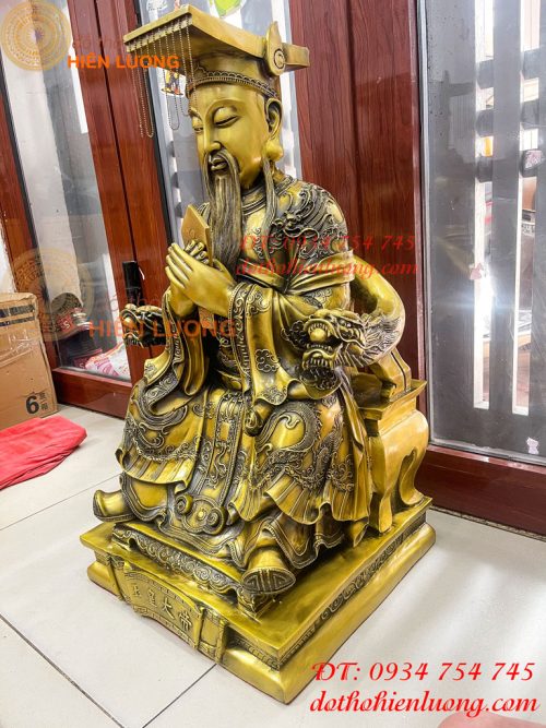 Tượng Ngọc Hoàng Cao 66cm Bằng Đồng
