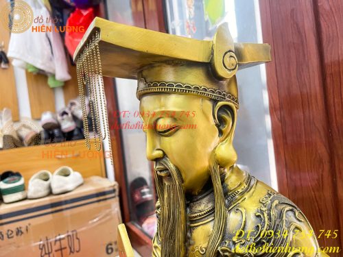 Tượng Ngọc Hoàng Cao 66cm Bằng Đồng