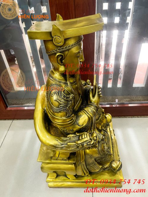 Tượng Ngọc Hoàng Cao 66cm Bằng Đồng