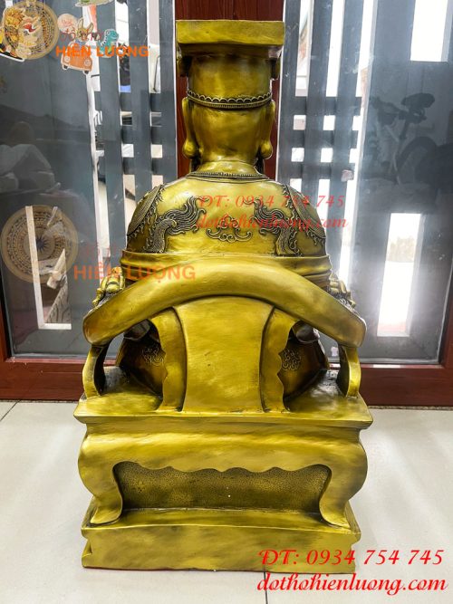 Tượng Ngọc Hoàng Cao 66cm Bằng Đồng