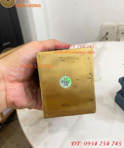 Đôi Nghê Bằng Đồng Decor Màu Xanh Phong Thủy Cao 15cm
