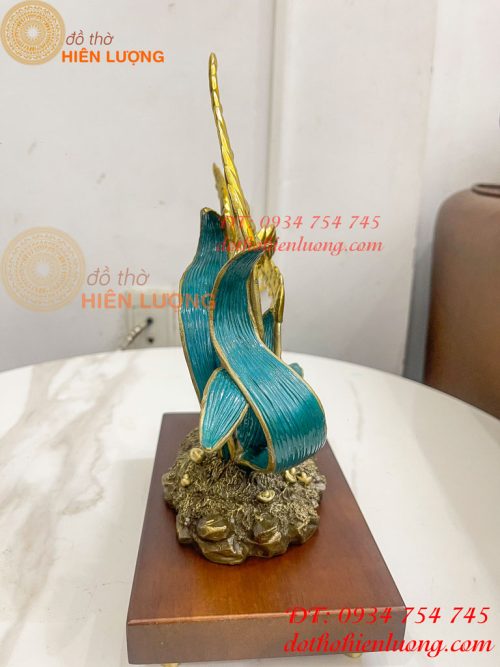 Cây Lúa Bằng Đồng Decor Cao 26cm Để Bàn Trang Trí